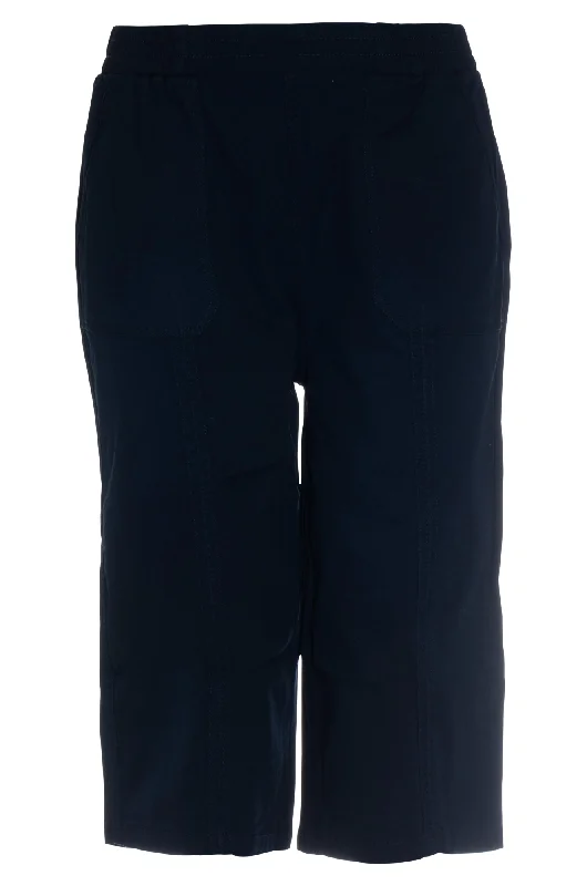 Pull on Below Knee Pants | NAVY | 6815AR