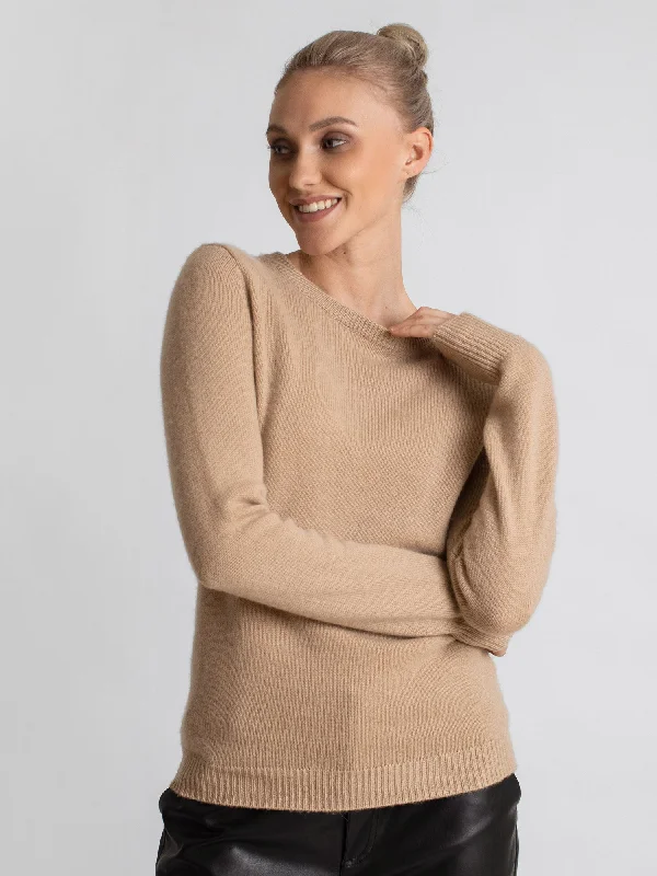 Cashmere sweater "Saga" - sand