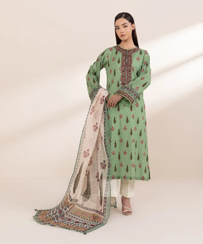 Printed Net Dupatta