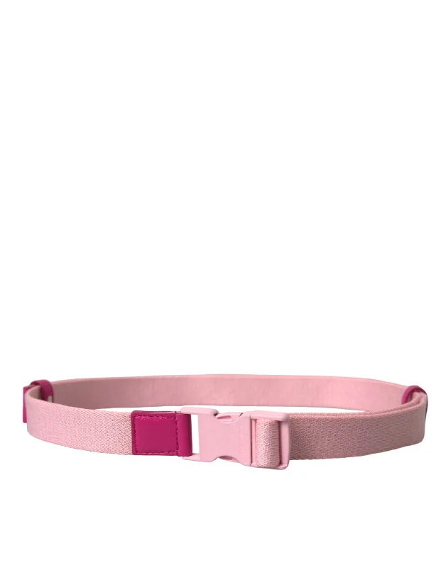 Dolce & Gabbana  Canvas Stretch Plastic Buckle Women Women's Belt