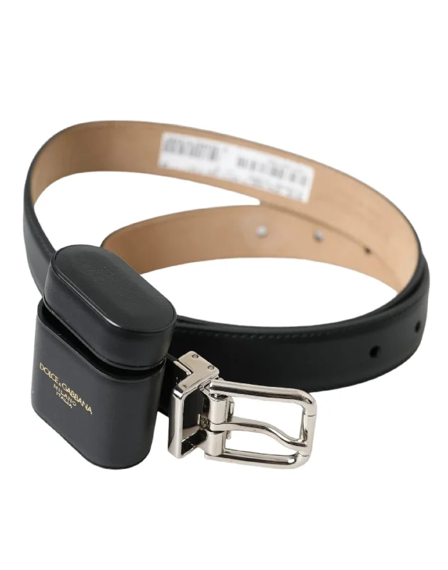 Dolce & Gabbana  Leather Airpods Case  Buckle Women's Belt