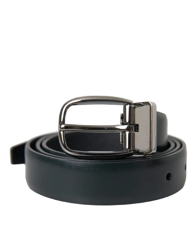 Dolce & Gabbana  Leather  Metal Buckle Belt Men's Men