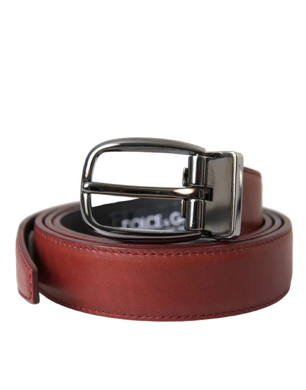 Dolce & Gabbana  Leather  Metal Buckle Belt Men's Men