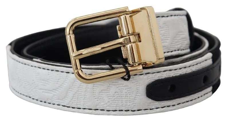 Dolce & Gabbana   Patchwork  Metal Buckle Women's Belt