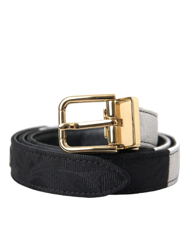 Dolce & Gabbana   Patchwork  Metal Buckle Women's Belt