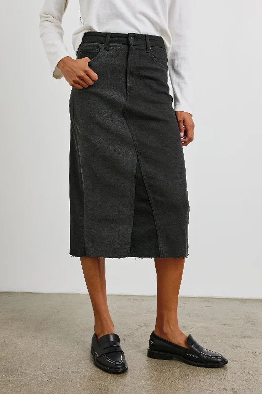 HIGHLAND SKIRT - BLACK PATCHWORK