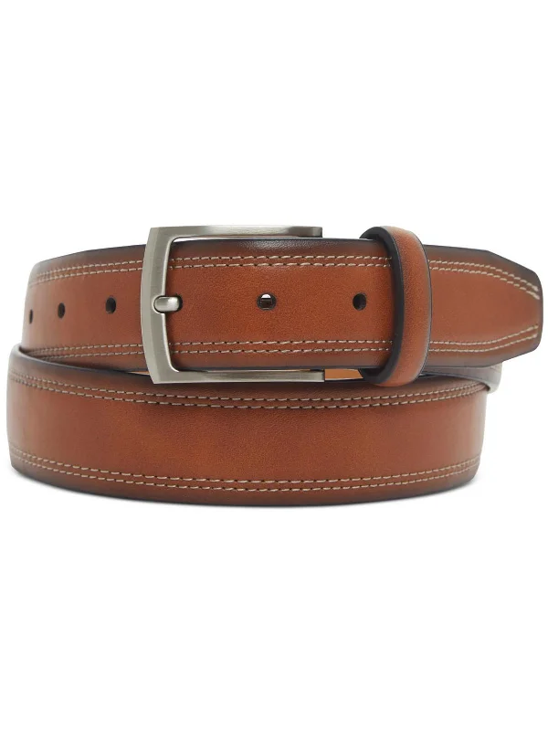 Mens Faux Leather Work Casual Belt