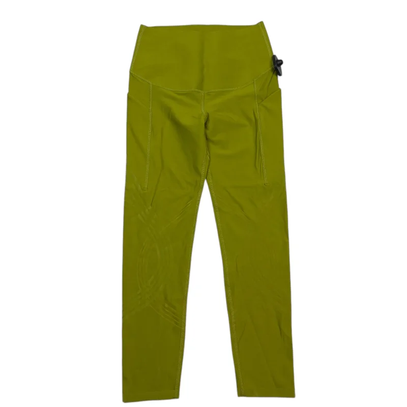 Athletic Leggings Capris By Fanka In Green, Size: M