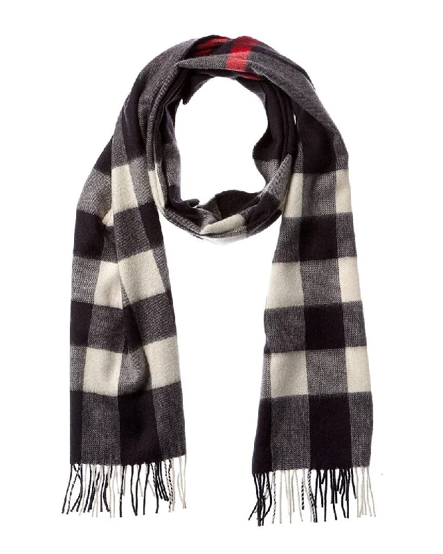 Burberry Checked Cashmere Scarf