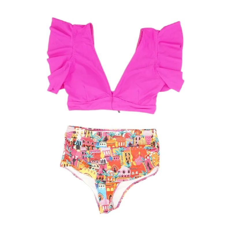 Pink Graphic Two-Piece