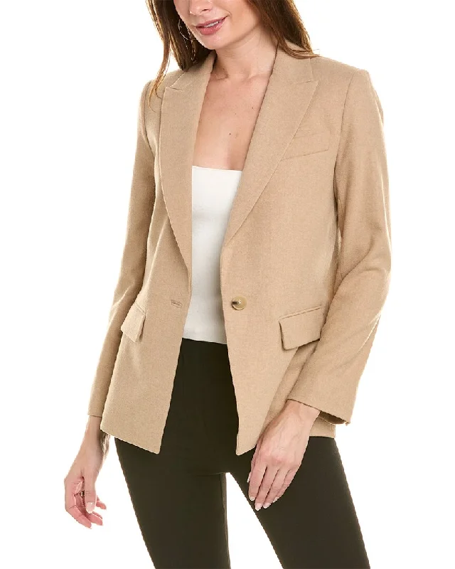 Vince Boyfriend Wool-Blend Blazer