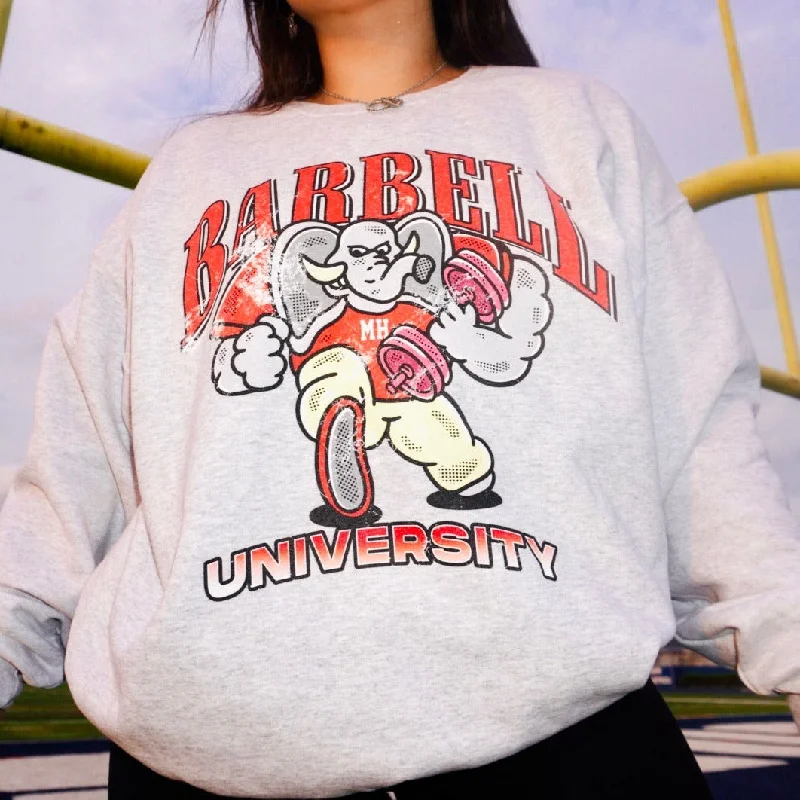 BARBELL UNIVERSITY- CREWNECK