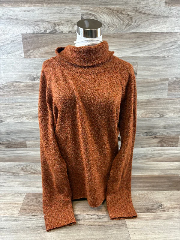 Top Long Sleeve By Beachlunchlounge In Orange, Size: L